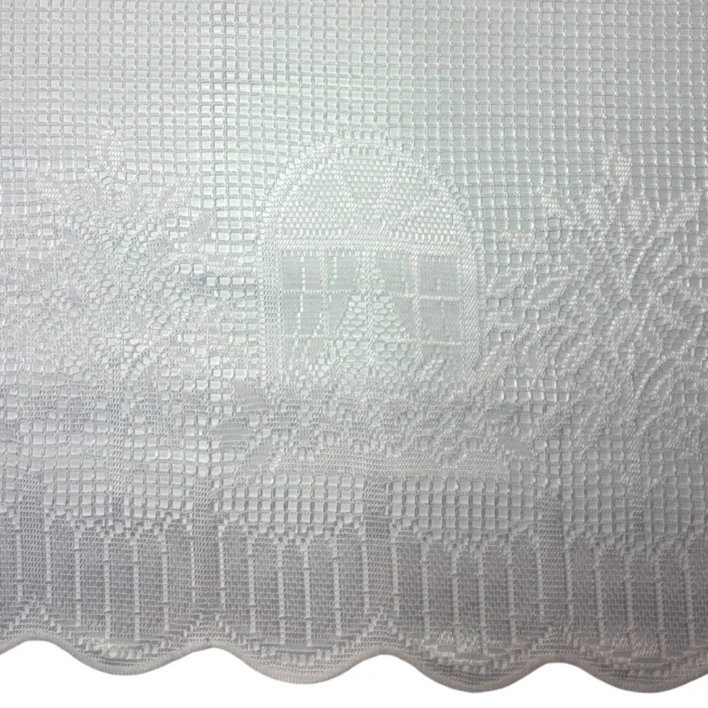 Cottage Lace Valance Curtain Vintage Lace Curtains Valances Cottage Core White